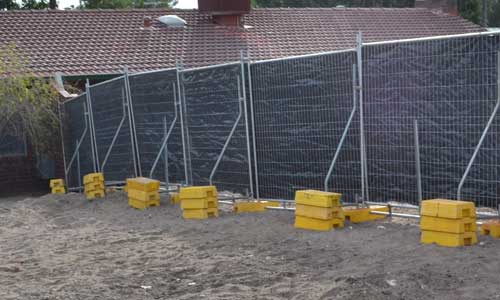 Temporary fencing acccessories