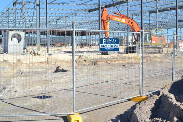 temporary fencing construction site